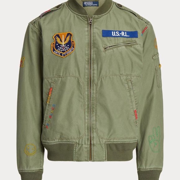 Polo Ralph Lauren Other - Polo Ralph Lauren Patchwork Bomber Jacket
